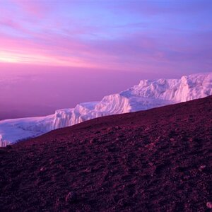 Kilimanjaro Summit - Sunrise over Glacier