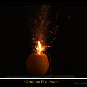 Orange on Fire -  stage 1